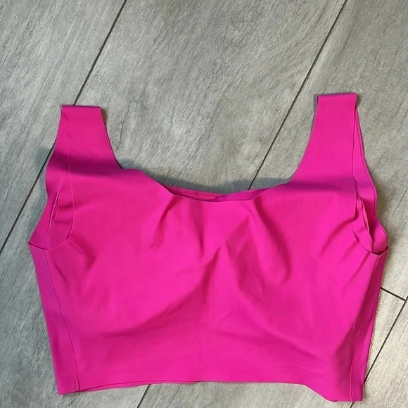 RHONDA SHEAR Seamless Bra and High-Waist Panty Set Fuchsia NWOT, Size L - Picture 4 of 7